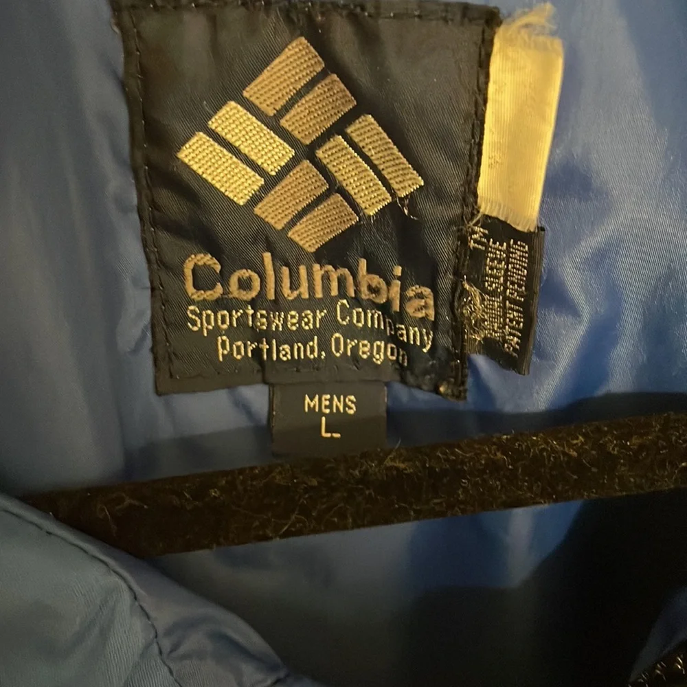 Men’s Columbia Black & Blue Performance Jacket - Picture 2 of 7